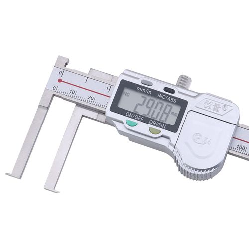恒量电子数显内沟槽卡尺150 200 300mm0.01卡簧槽内孔槽游标卡尺